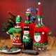 thumbnail image 5 of ER 6 juegos de vestido de punto de Papá Noel con funda para suéter de botella de vino navideña Rojo Verde Excelente Rendimiento, 5 of 5