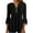 Black, variant on qucoqpe Women's Long Sleeve Casual Blouses Dressy Tunic Tops V Neck Button Office Wear Fall Winter Clothes