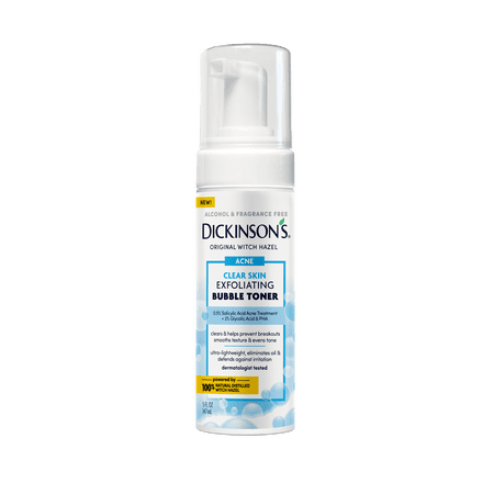 Dickinson's Clear Skin Exfoliating Bubble Toner, 5 fl oz