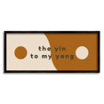 thumbnail image 2 of Stupell Industries Yin To My Yang Romantic Harmony Balance Symbol Graphic Art Gray Framed Art Print Wall Art, Design by Daphne Polselli, 2 of 5