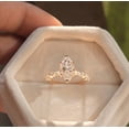 thumbnail image 3 of Cora jewellery 2.5CT Marquise Moissanite Hidden Halo Engagement Ring For Women, 14K Rose Gold, 3 of 6