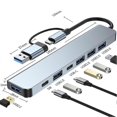 thumbnail image 2 of Multiport Usb Hub 3.0 Multi Usb Splitter 4 Usb C Port 3.0 2.0 Ports For Pc Laptop Computer Hub, 2 of 5