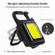 thumbnail image 1 of COB Linternas pequeñas Llavero recargable brillante Mini linterna Luz de bolsillo portátil multifuncional para emergencia Pesca al aire libre Camping Reparación, 1 of 9