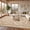 Light Brown, variant on HIWEAVER Light Green 2′ x 6′ Washable Floral Bordered Runner Rug for Kitchen Indoor Throw Carpet Modern Non-Slip Foldable Floor Cover for Dorm Home Decor