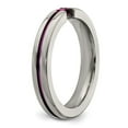 thumbnail image 6 of Edward Mirell Titanium Rhodolite Garnet & Anodized 4mm Band Size: 9; for Adults and Teens; for Women and Men, 6 of 8