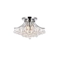 thumbnail image 1 of Elegant Lighting Toureg 19" 6 Light Royal Crystal Flush Mount, 1 of 2