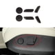 thumbnail image 4 of Tapas de Envoltura de cubierta Del Botón de Ajuste Del Asiento de Carbono Del Automóvil 2019, Diseñadas para Mejora, 4 of 9