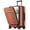 Orange, variant on Carry On Luggage Airline Approved, Luggage with Front Compartment Expandable Hardside Suitcases with Wheels (Orange, 20 Inch-EXT)