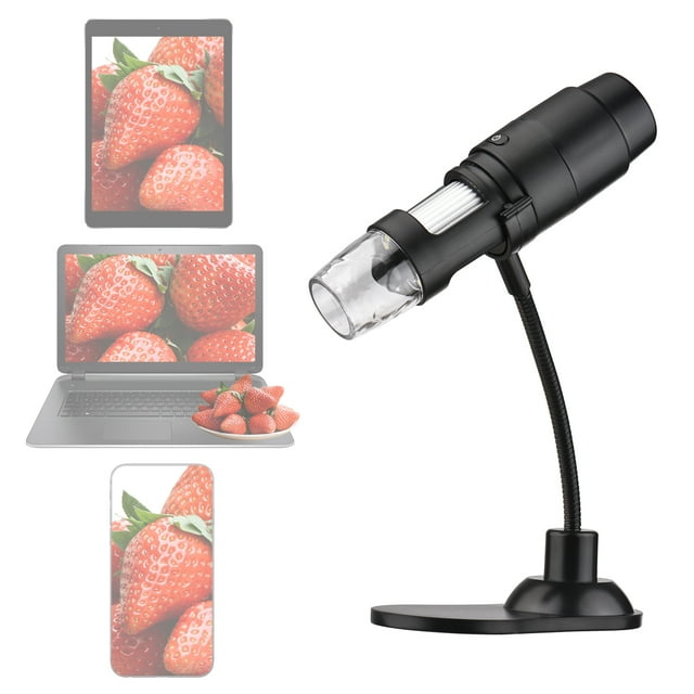 1000X Handheld WiFi Digital Electronic Microscope Portable Mini Magnifier with Stand for Smartphone Insect Skin