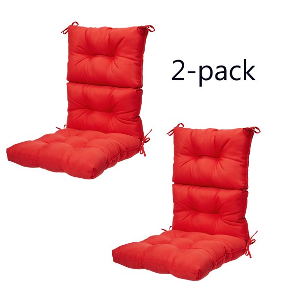 1/2/4 Pack High Back Chair Cushion Luxury Seat Cushion High Seat Back