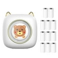 thumbnail image 1 of Mini Pocket Printer Portable Thermal Printer Wireless BT Connection 203DPI for Picture Label DIY Handcraft List Meno Notes Journal Receipt Paper Instant Sticker with 11 Roll Thermal Paper 57, 1 of 7