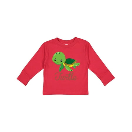 

Inktastic Little Turtle Gift Toddler Boy or Toddler Girl Long Sleeve T-Shirt