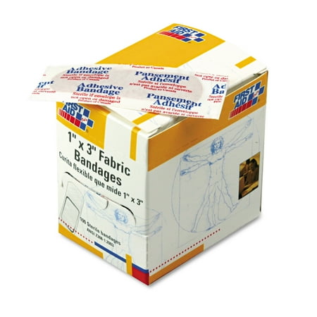 First Aid Only Plastic Bandages - First Aid Only Fabric Bandages, 100 count