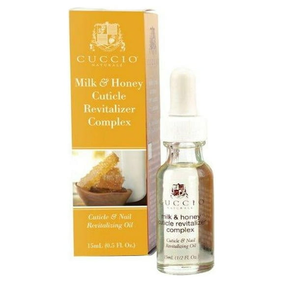 Cuccio Naturalé Milk & Honey Cuticle Revitalizing Oil - Lightweight Super-Penetrating - Nourish, Soothe & Moisturize - Paraben/Cruelty Free, w/ Natural Ingredients/Plant Based Preservatives - 0.50 oz