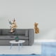 thumbnail image 2 of Figura de gato , estatua, escultura, colección, estatuilla decorativa, adorno, resina, coleccionable, animal, escritorio, centro de mesa, vitrin, 2 of 8