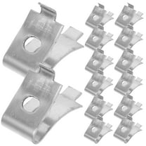 WORGEOUS  20 Pcs Cabinet Shelf Support Pegs Adjustable Brackets Silver