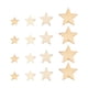 thumbnail image 1 of 200 Piezas De Madera Rústica, Corazones Y Estrellas Decorativos, Virutas De Madera, Manualidades Diy, 1 of 4