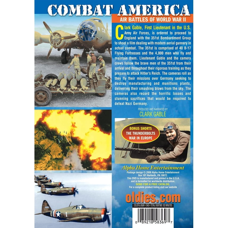 Combat America: Air Battles of WWII (DVD), Alpha Video, Special  