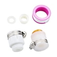 thumbnail image 1 of Andoer 5PCS Adapter Kit Aerator Adapter Set Rubber Adapter Fits Most Size Water Tap, 1 of 7
