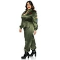 thumbnail image 3 of Leg Avenue Women's Plus Official Licensed Top Gun Costume Parachute Flight Suit, 3 of 4