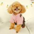 thumbnail image 5 of Sijiali Dog Overalls Bow-knot Design Windproof Casual Pet Winter Warm Jumpsuit Puppy Costume, 5 of 10