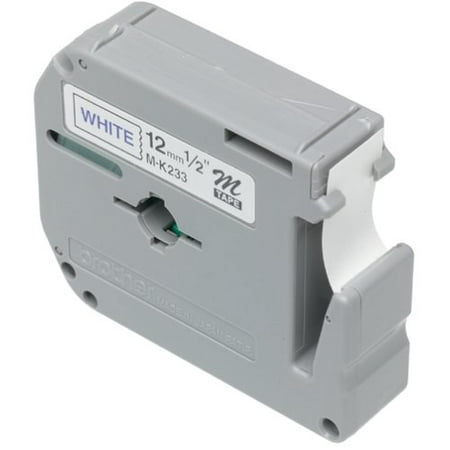 Laminated Tape Thermal Cartridge - Brother P-Touch M Series Tape Cartridge for P-Touch Labelers, 1/2