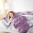 thumbnail image 6 of Manfei Vintage Oil Printing Bedding Comforter Set, Plum Abstract Ombre Twin Comforter Sets, Teens Kids Adult Men Women Reversible Bedding Set, Microfiber Bedroom Decor, 2-Piece, 6 of 9