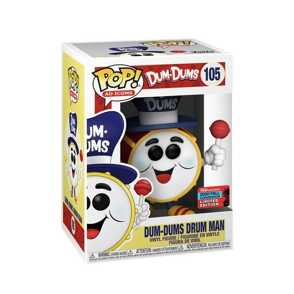 Funko Pop! Ad Icons - Dum-Dums - Dum-Dums Drum Man - #105 - 2020 Fall Convention