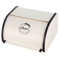 thumbnail image 2 of Metal Bread Box: Kitchen Countertop Small Bread Storage with Roll Top Lid Modern Bread Holder for Homemade Bakery Bread, 2 of 8