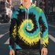 thumbnail image 5 of Nueva sudadera con capucha cómoda de moda con estampado 3D de teñido anudado, estampado vintage de los años 1980 y 1970 para hombres, adultos, maquillaje, fiesta, informal, todos los días, 5 of 5