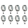 thumbnail image 4 of Aoanydony Men Woman Ring Stainless Steel Casual Decorative Hand Jewelry Leisure Dressing Hanging Pendant Craft Decoration Gift Size 9, 4 of 6