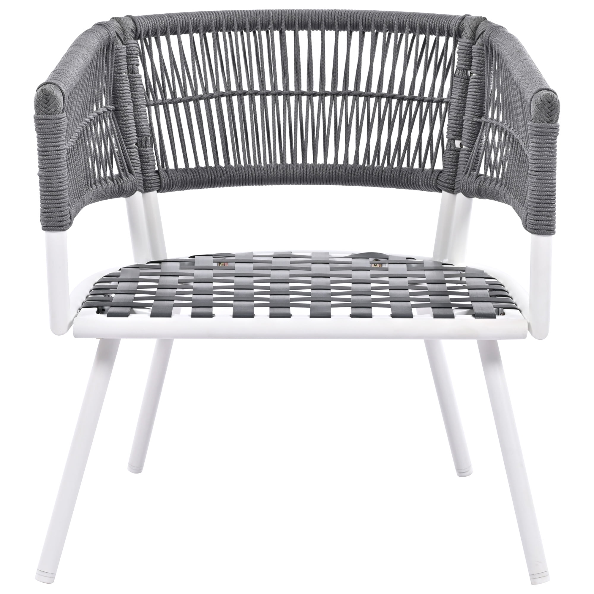 Aimee Lii 4-Pieces Boho Patio Furniture Set, Patio Conversation Set with Acacia Wood Table and Thick Cushion, Outdoor Furniture for Backyard Porch Balcony, Gray Aimee Lii 4-Pieces Boho Patio Furniture Set, Patio Conversation Set with Acacia Wood Table and Thick Cushion, Outdoor Furniture for Backyard Porch Balcony, Gray