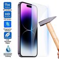16Pcs 15 Pro Tempered Glass for iPhone 15 Plus Pro Max HD Screen