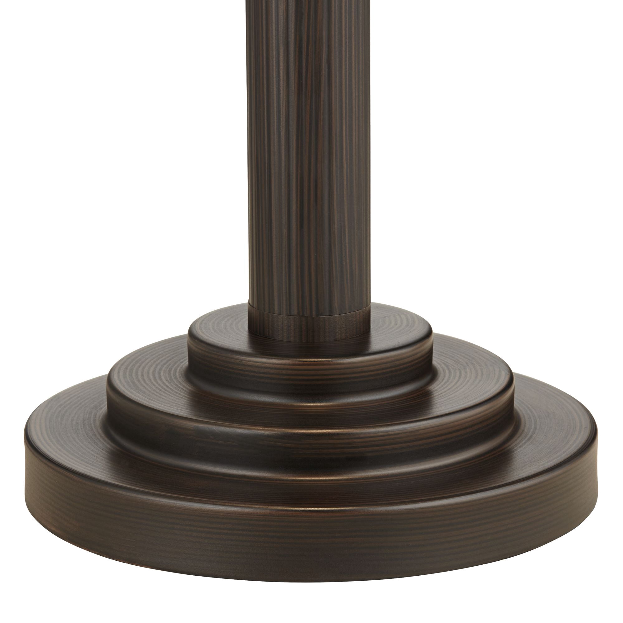Robert Louis Tiffany Mica Mission Desk Lamp 18 1/2" High Oil Rubbed Bronze Natural Mica Shade for Bedroom Living Room Bedside Nightstand Kids Family