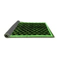 thumbnail image 2 of Ahgly Company Indoor Rectangle Checkered Green Modern Area Rugs, 6' x 9', 2 of 4