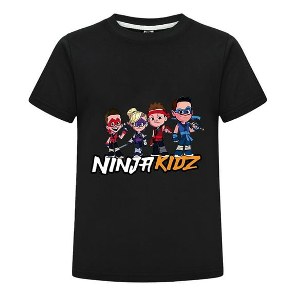Ninja Kidz Inspired T-Shirt for Children – Colorful Ninja Print Tee – Perfect for School, Playdates, and Birthday Gifts