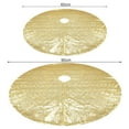 thumbnail image 6 of Lohuatrd Christmas Tree Skirt Vibrant Color Elegant Shiny Sequins Xmas Tree Mat for Festive Home Party Decorations, 6 of 8