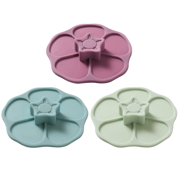 Tapas de Silicona para Vasos Keweilian Paquete de 3 10,5 cm Multicolor