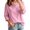 *Pink, variant on VBVC Women's Cotton Linen Cowl Neck Blouse , Ladies' Long Sleeve Tunic Top , Casual Summer Work Shirts For Women, S-2XL