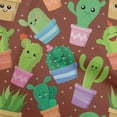 thumbnail image 1 of oneOone Polyester Spandex Brown Fabric Kawai Sewing Material Print Fabric By The Yard 56 Inch Wide, 1 of 5