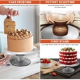 thumbnail image 6 of Aluminium Alloy Revolving Cake Stand 12 Inch Rotating Cake Turntable for Cake Cupcake Decorating Supplies, 6 of 6