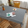 thumbnail image 4 of Boreal Craft Outdoor Fitted Tablecloth Checkerboard Tablecloth And Oil Proof Wash In Desk Table Cloth End Table Mat Rectangular, 4 of 7