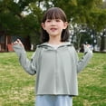 thumbnail image 2 of WRKEKC Kids Ice Silk UV Protection Jacket Lightweight Breathable Zipper Hooded Coat for 5-14 Years Children Summer Outdoor Activities and Daily Wear, 2 of 6