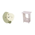 thumbnail image 1 of Reloj De Pared Silencioso Con Dibujos Animados Para Cocina, Oficina O Casa De Campo. Incluye Una Mesita De Noche Portátil Y Versátil Para Decorar Hoteles, Cafeterías, Salones Y Balcones., 1 of 8