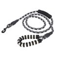 thumbnail image 4 of Pet  Leash, Reflective Pet Pulling Leash Dog Leash Lightweight With 360 Degrees Rotating Metal Hooks For Dogs For Outdoor Black, 4 of 8
