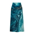 thumbnail image 3 of Aayomet Mini Skirt Women's Soft Knit Maxi Skirt,E L, 3 of 4