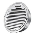 thumbnail image 1 of Rejilla con persiana Cubierta de ventilación Campana de ventilación Rejillas de ventilación de aire de acero inoxidable para techo 100 mm Zulema Rejilla de ventilación de aire, 1 of 7