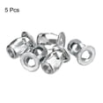thumbnail image 3 of Unique Bargains M8 Jack Nuts, 5 Pack Threaded Insert Nut 304 Stainless Steel Rivet Nuts, 21mm Length, 3 of 5