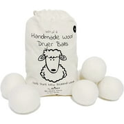 Wool Dryer Balls Organic XL 6-Pack by Ecoigy