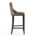 thumbnail image 4 of Manhattan Comfort Fifth 31.5" Faux Leather Barstool in Bronze (Set of 2), 4 of 6